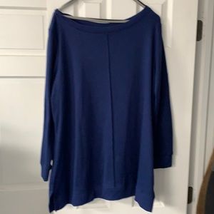 Blue and red tunic size xl by denim and company.